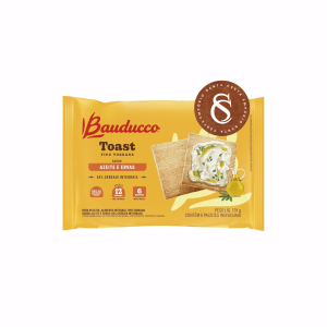 TORRADA CEREALE TOAST AZEITE E ERVAS BAUDUCCO 128G