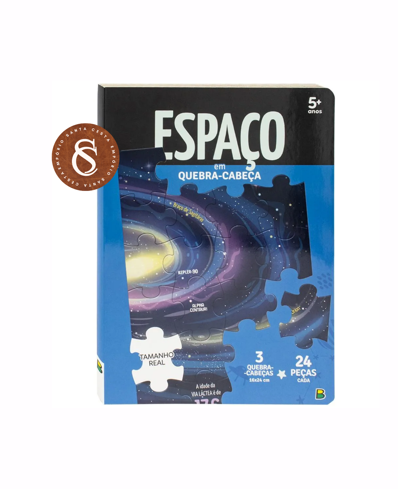 LIVRO QUEBRA-CABEÇA: ESPAÇO (5 ANOS)