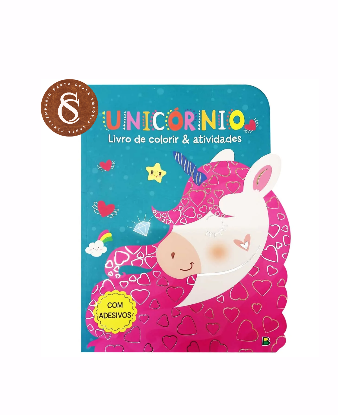 LIVRO PARA COLORIR + ATIVIDADES: UNICÓRNIO (5 ANOS)