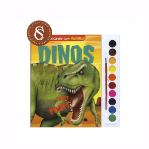 BRINCANDO COM AQUARELA: DINOS (4 ANOS)