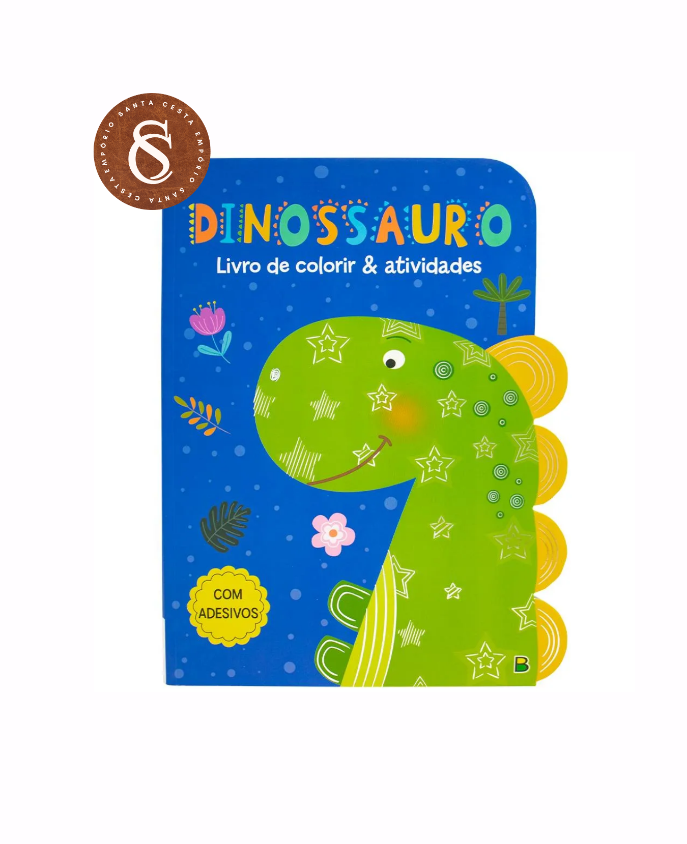 LIVRO PARA COLORIR + ATIVIDADES: DINOSSAURO (5 ANOS)