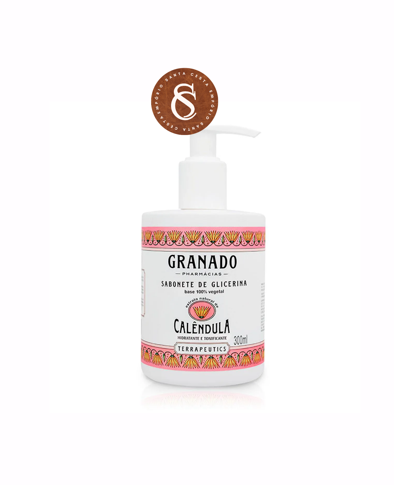 SABONETE LÍQUIDO DE GLICERINA CALENDULA GRANADO 300ML