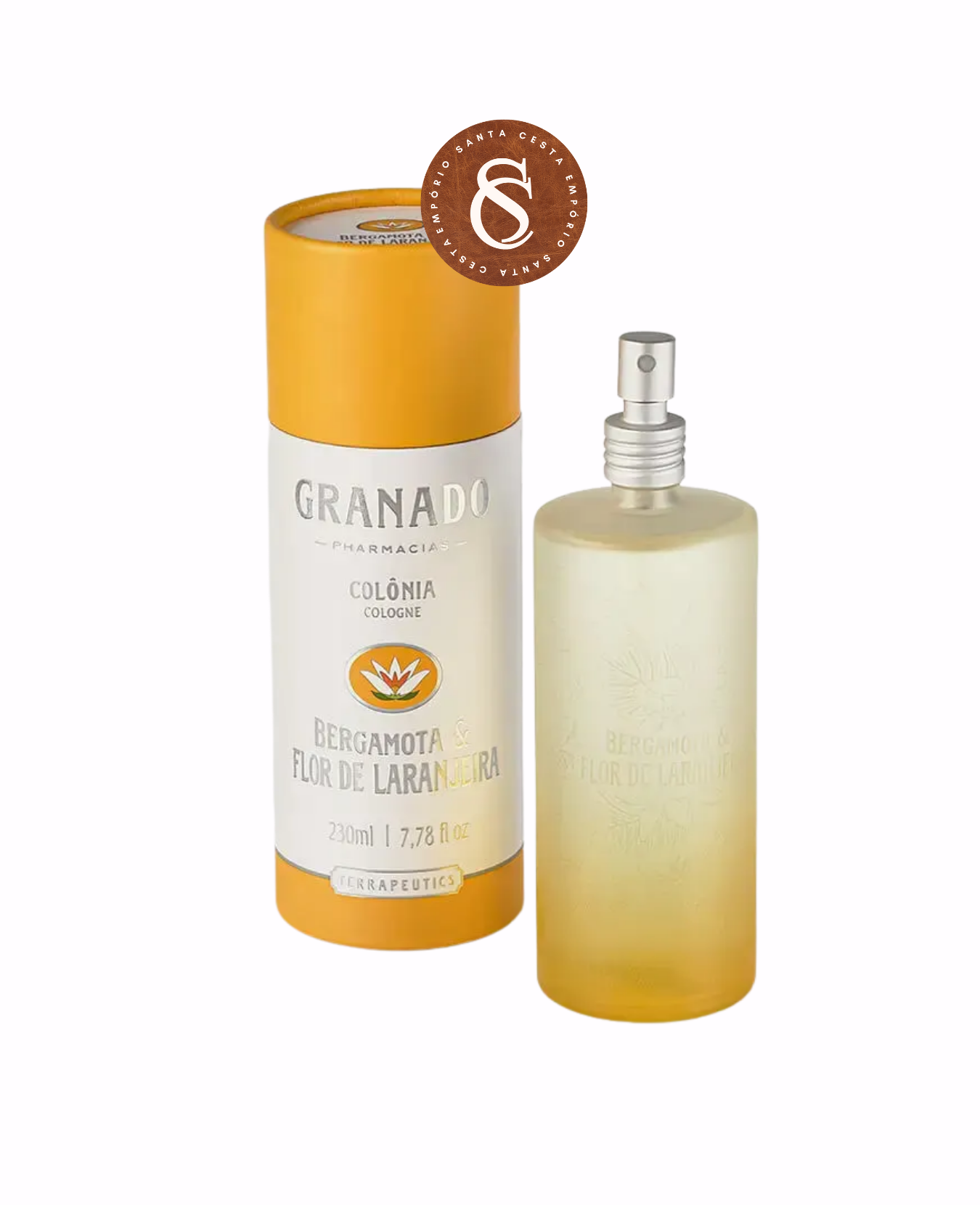 COLÔNIA BERGAMOTA E FLOR DE LARANJEIRA GRANADO 230ML