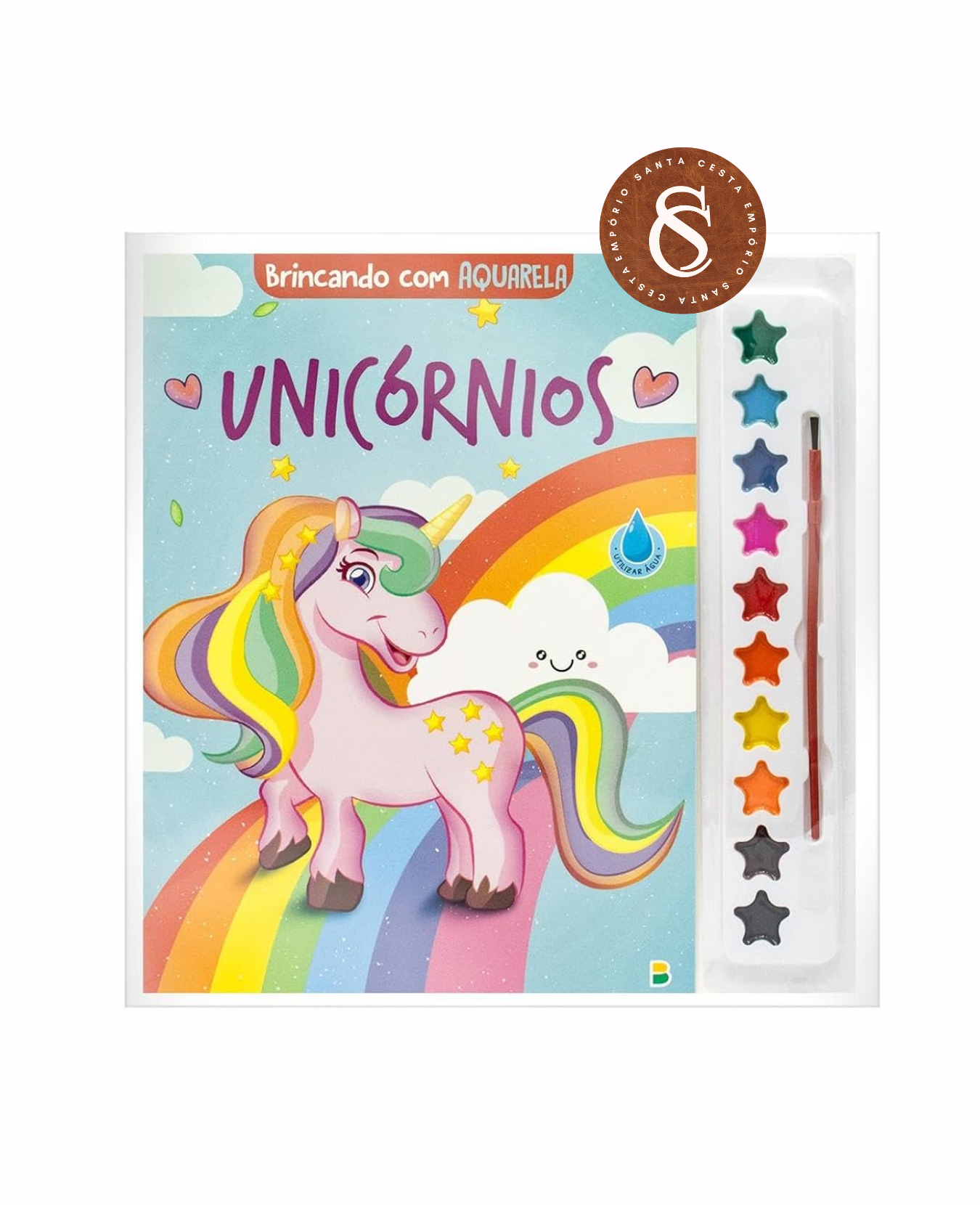 BRINCANDO COM AQUARELA: UNICÓRNIOS (4 ANOS)