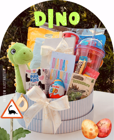 CESTA INFANTIL DINOSSAURO