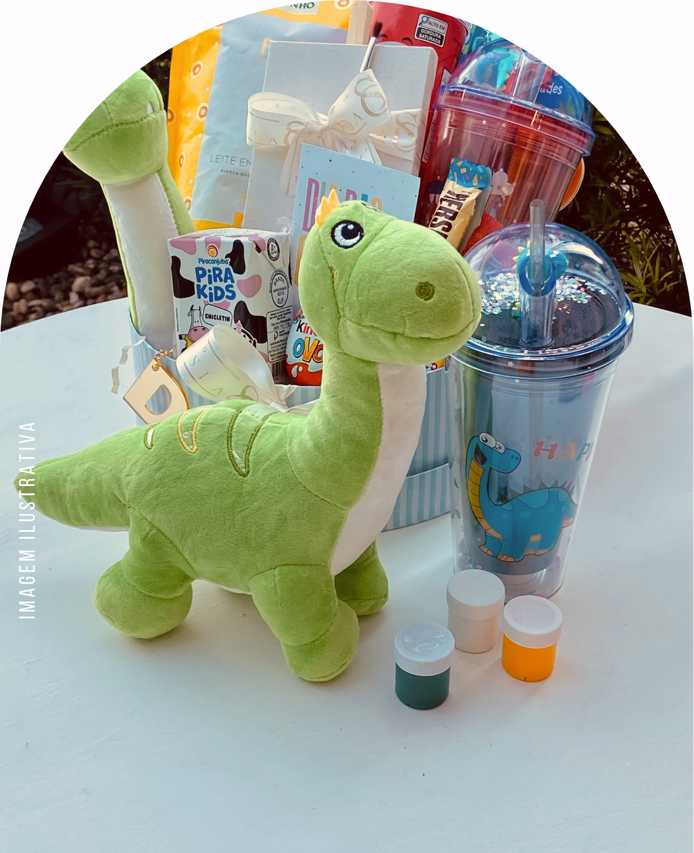 CESTA INFANTIL DINOSSAURO - Imagem 2