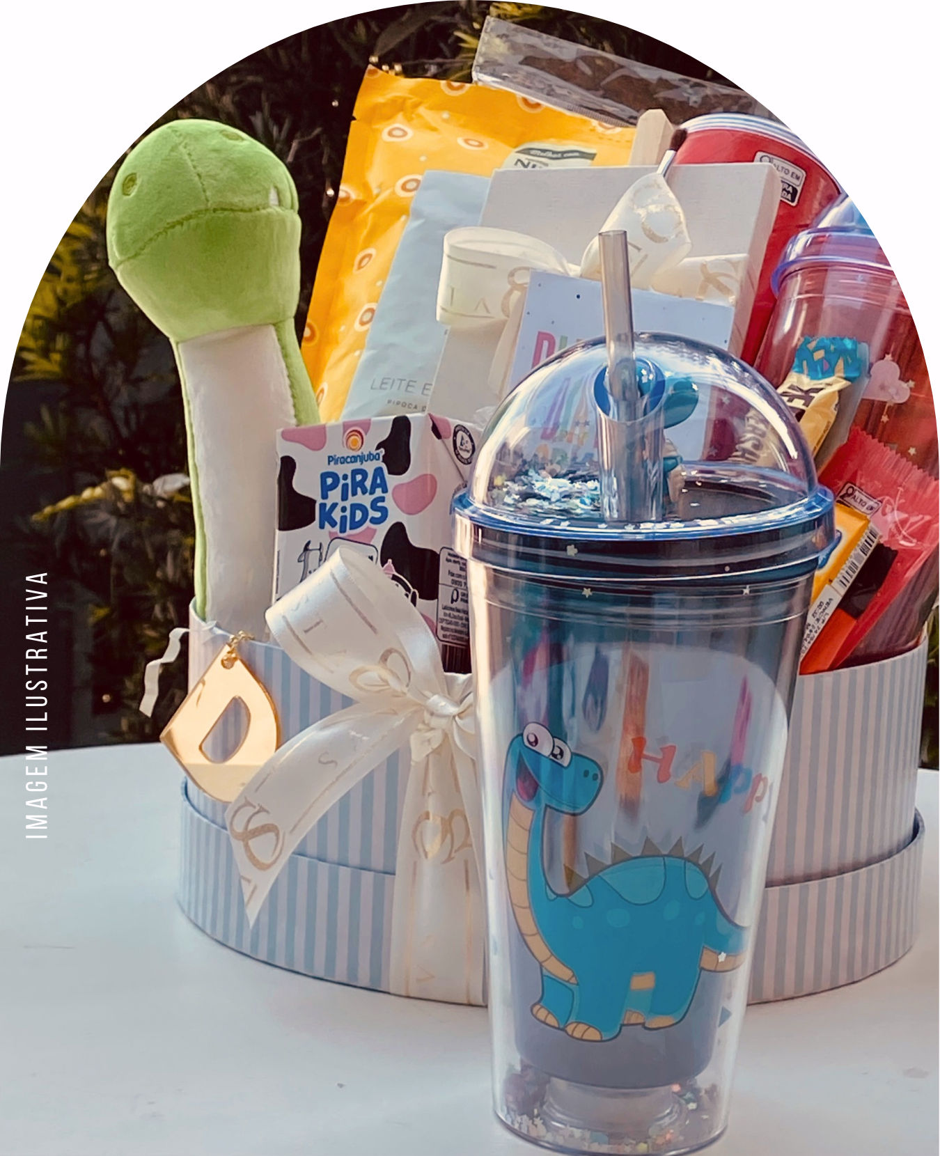 CESTA INFANTIL DINOSSAURO - Imagem 3