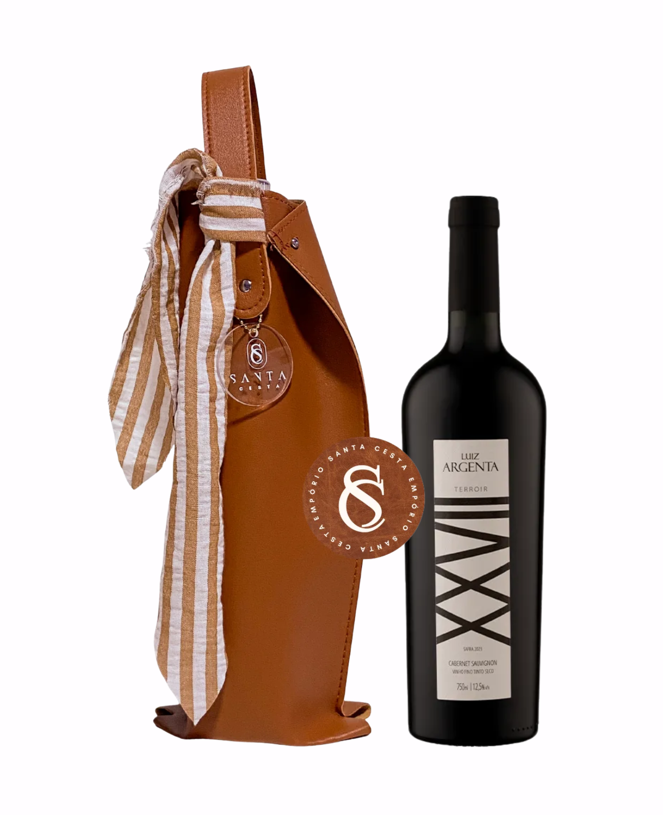 RUSTIC WINE BAG - COM VINHO TINTO SECO CABERNET SAUVIGNON LUIZ ARGENTA