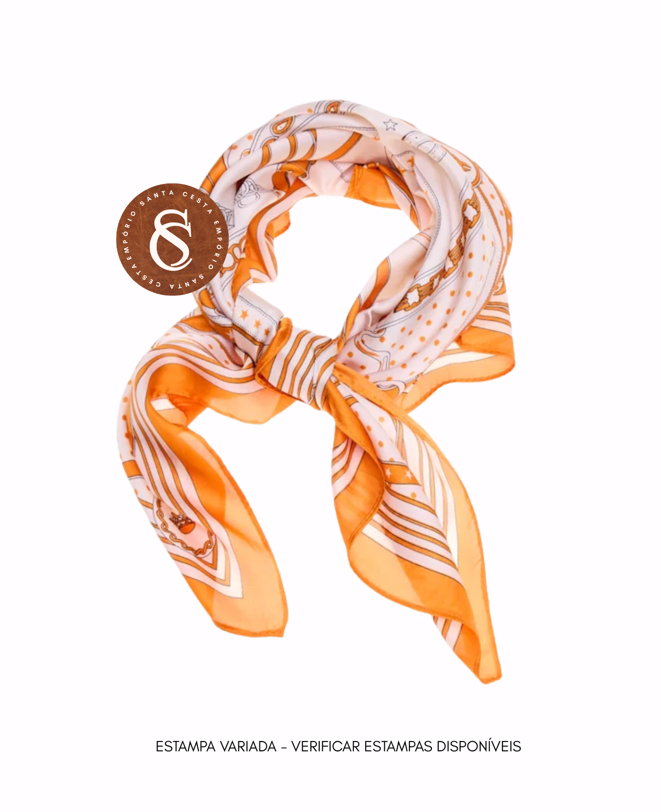 LENÇO ESTAMPADO SORTIDO