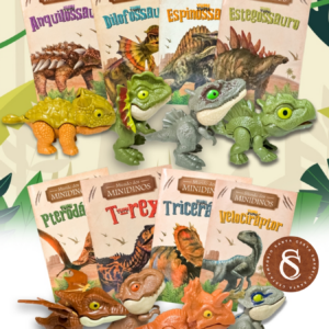 MUNDO DOS MINIDINOS: LIVRETO + MINIDINO SORTIDO (3 ANOS)
