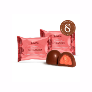TRUFA DE CHOCOLATE SABOR MORANGO DIVINE 18G