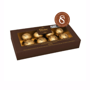 CAIXA DE TRUFAS DE CREME SUÍÇO DIVINE 96G