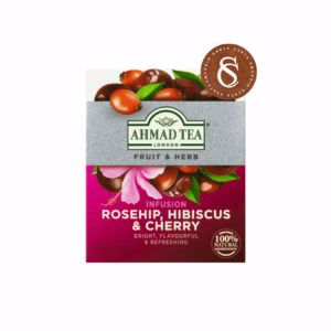 CHÁ INGLÊS ROSEHIP, HIBISCUS E CHERRY AHMAD 2G