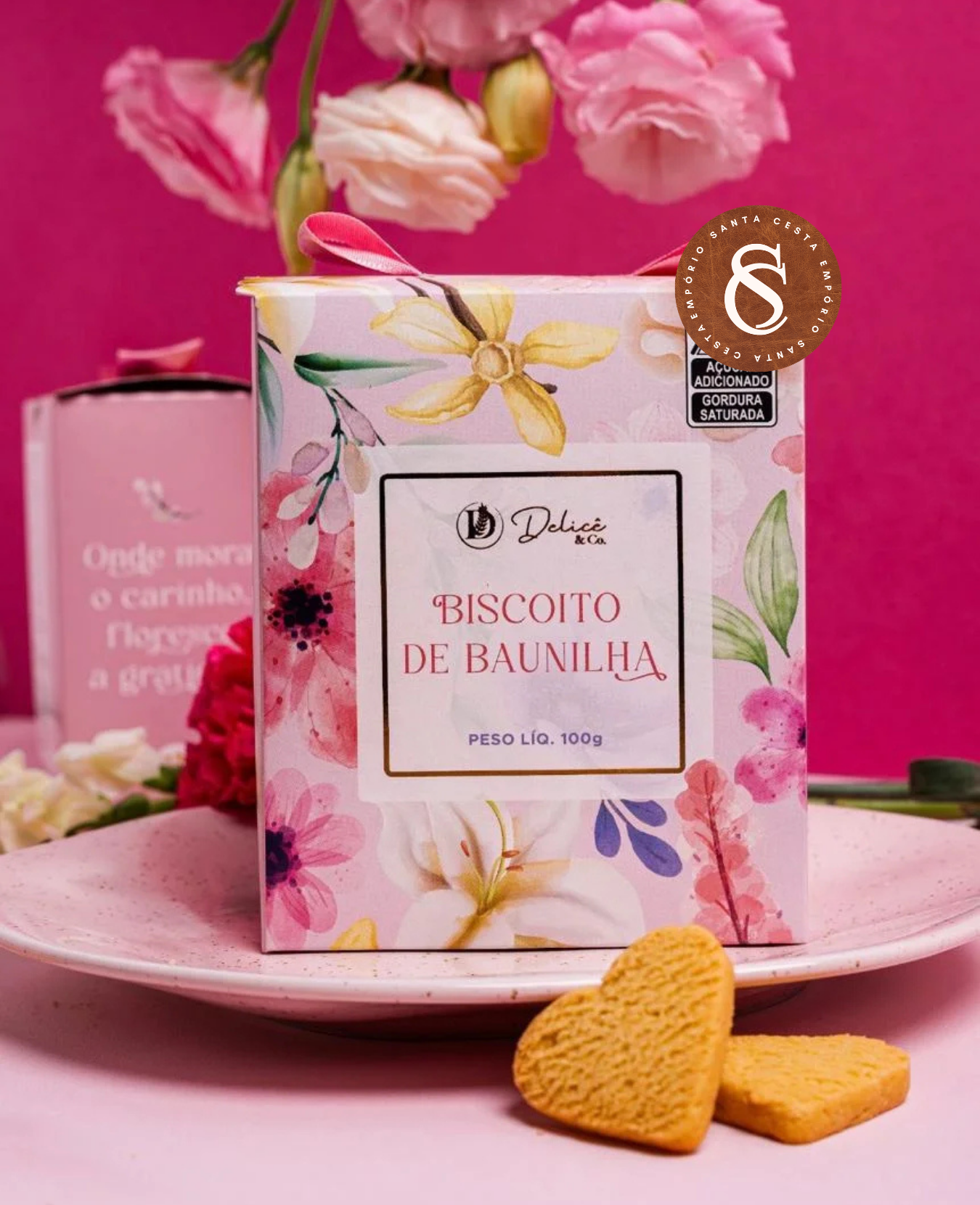 BISCOITO DE BAUNILHA DELICÊ 100G