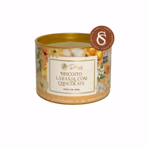 BISCOITO LARANJA COM CHOCOLATE TUBOLATA DELICÊ 100G
