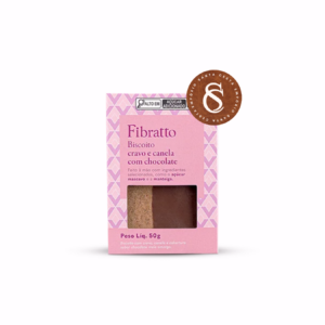 BISCOITO DE CRAVO E CANELA COM CHOCOLATE FIBRATTO 50G