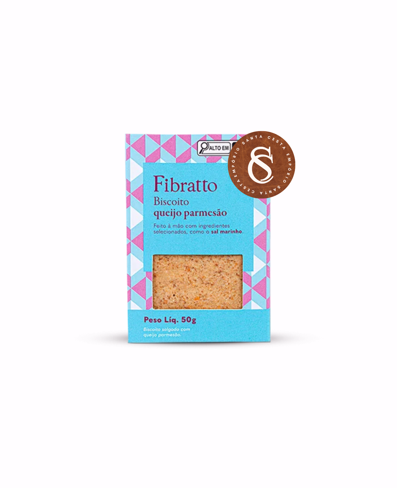 BISCOITO DE QUEIJO PARMESÃO FIBRATTO 50G