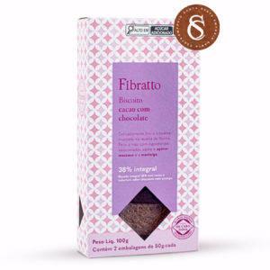 BISCOITO DE CACAU COM CHOCOLATE FIBRATTO 100G