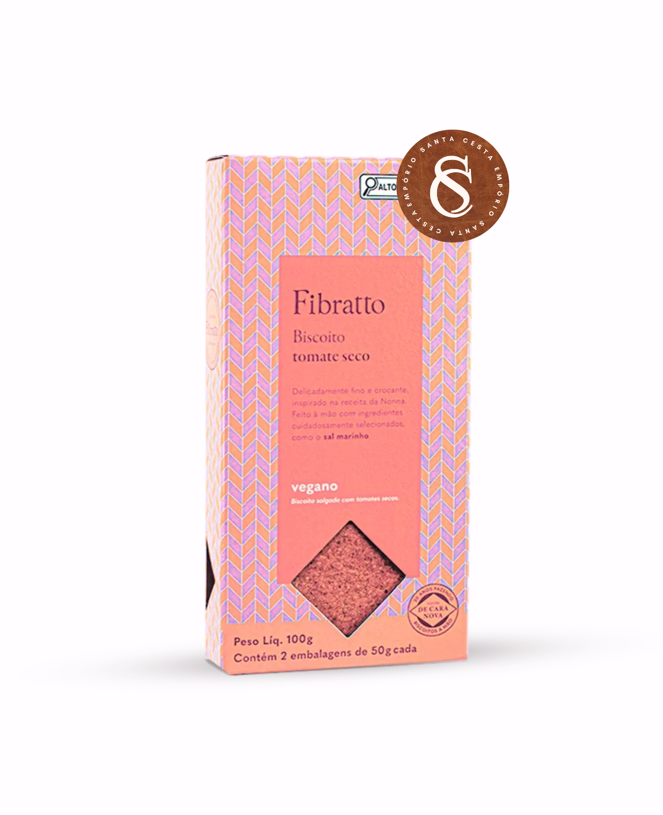 BISCOITO DE TOMATE SECO FIBRATTO 100G