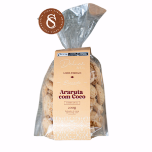 BISCOITO DE ARARUTA COM COCO DELICÊ 200G