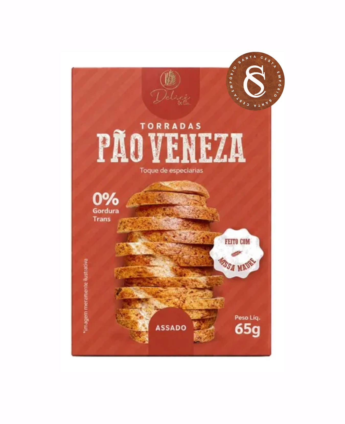 TORRADA PÃO VENEZA DELICÊ 65G
