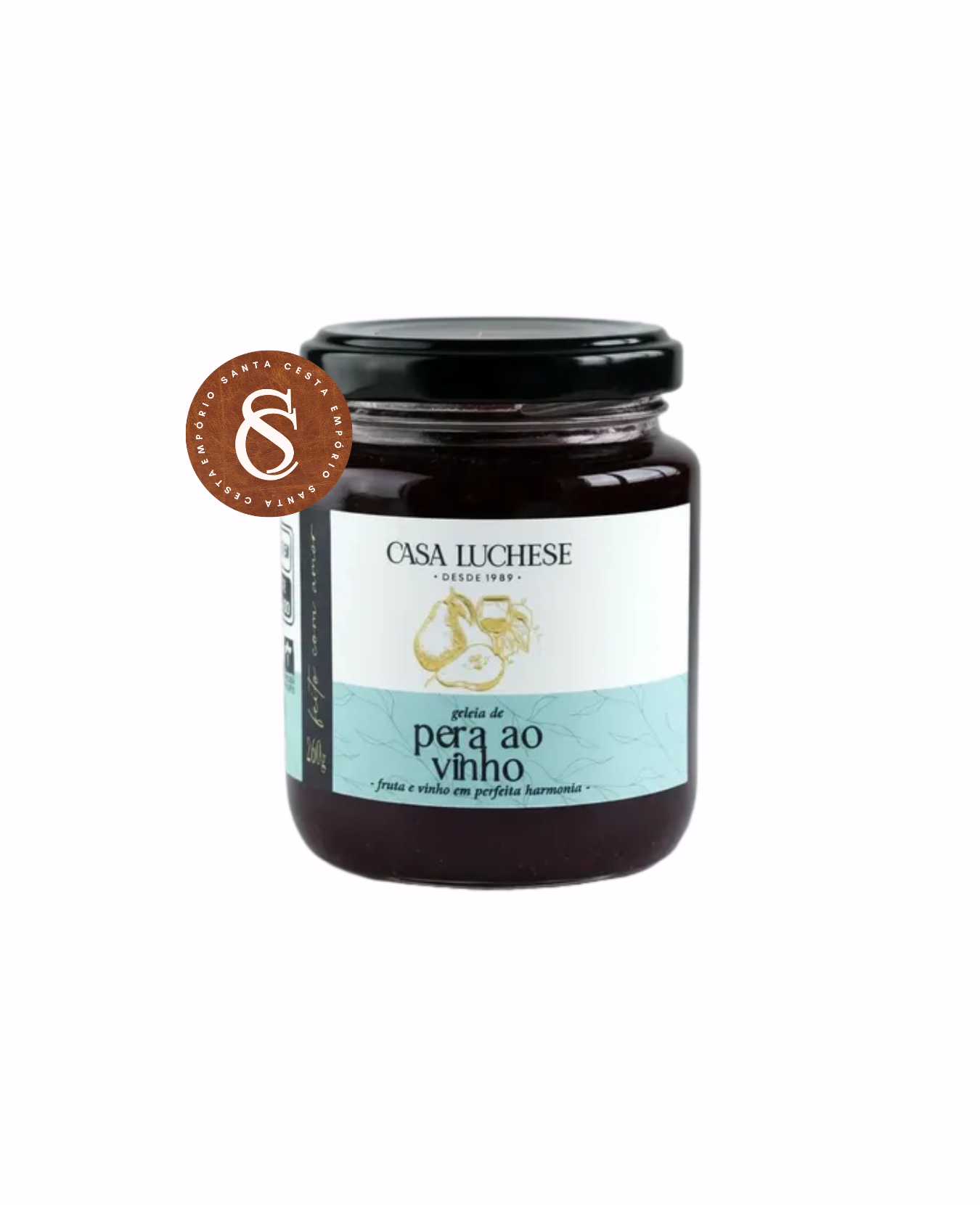 GELEIA DE PERA  AO VINHO CASA LUCHESE 260G
