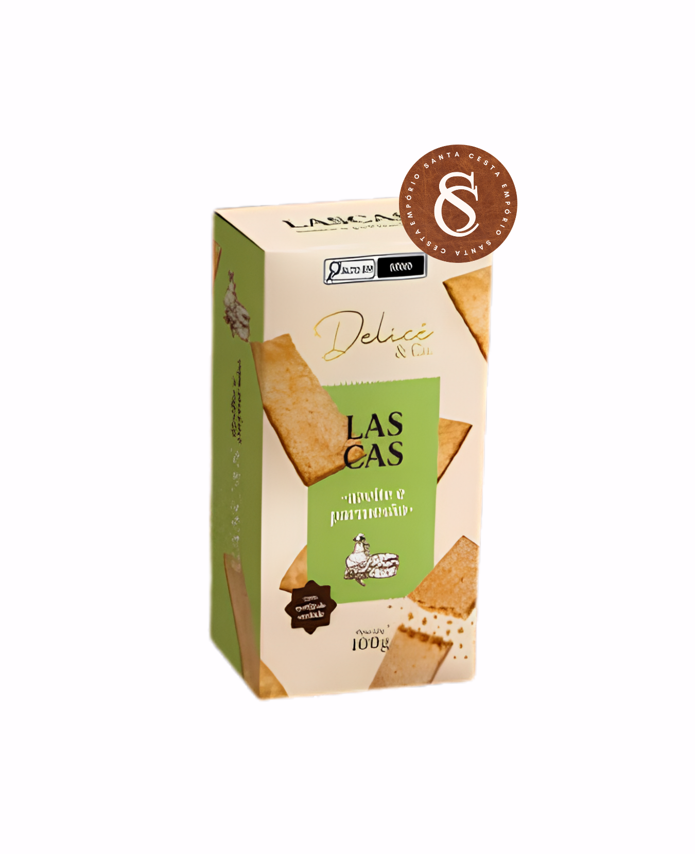 LASCAS AZEITE E PARMESÃO DELICÊ 100G