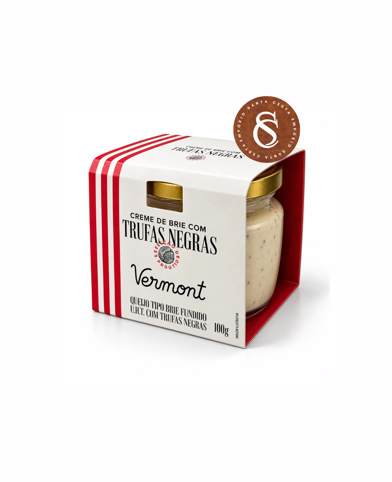 CREME DE BRIE COM TRUFAS NEGRAS POMERODE 100G