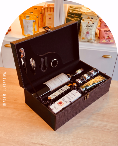 MALETA HARMONIZAR  - COM VINHO TINTO SECO CABERNET MALBEC DV CATENA