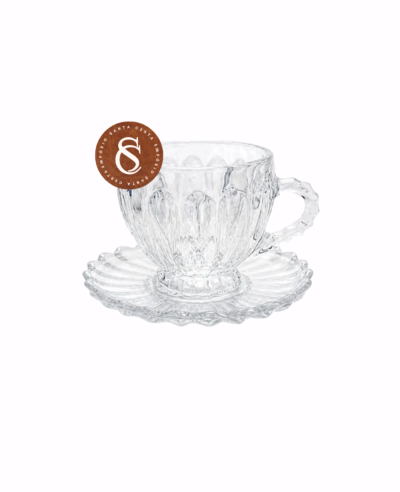 XÍCARA DE CAFÉ DE VIDRO 90ML