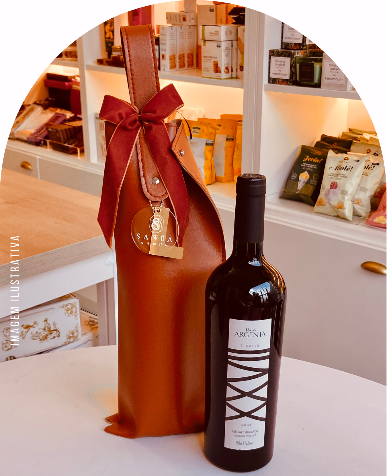 RUSTIC WINE BAG - COM VINHO SECO CABERNET SAUVIGNON LUIZ ARGENTA