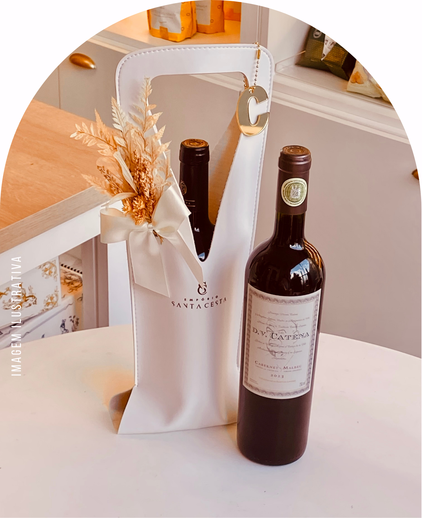 BAG COM VINHO BRANCA - COM VINHO SECO DV CATENA