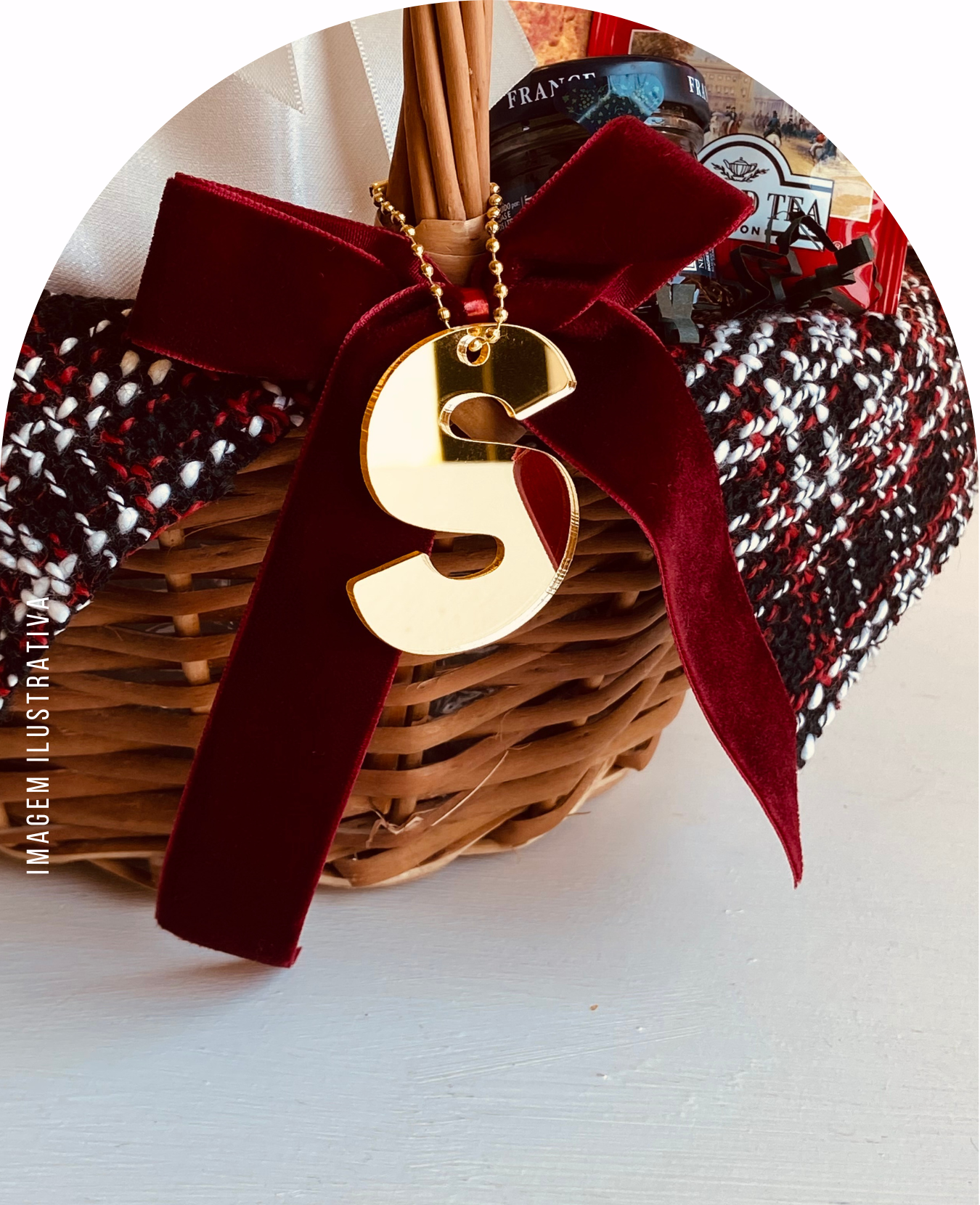 CESTA VELVET CHRISTMAS - Imagem 3