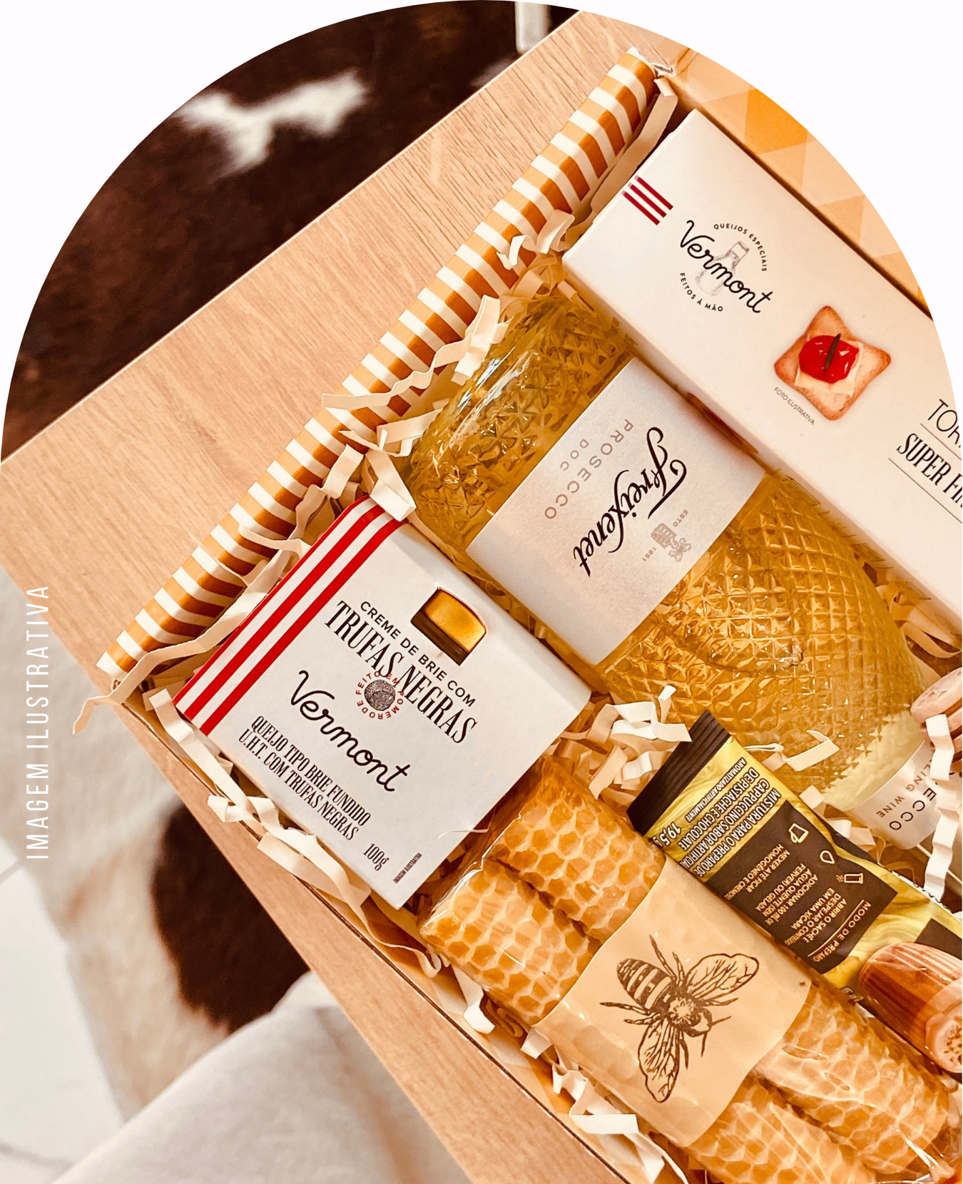 CESTA GOLD & CANDLE - Imagem 4