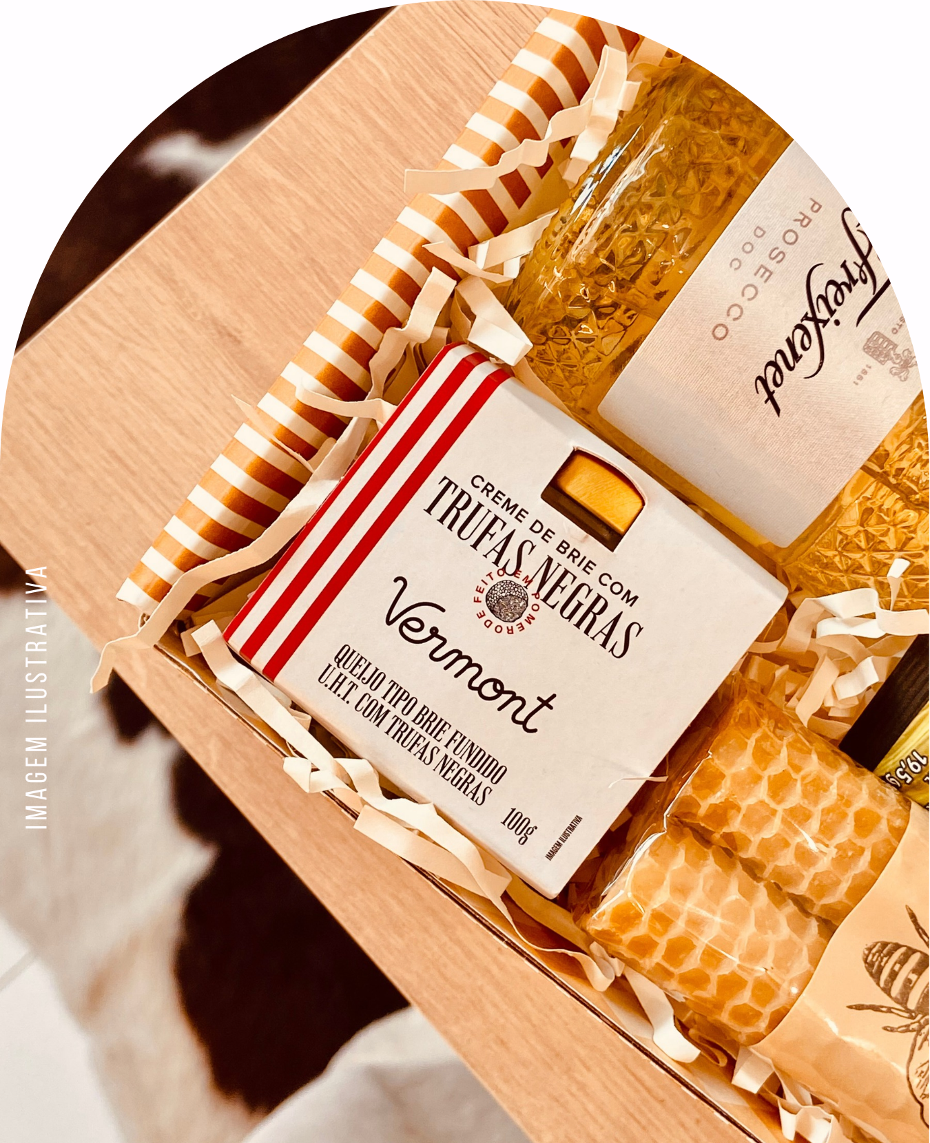 CESTA GOLD & CANDLE - Imagem 3